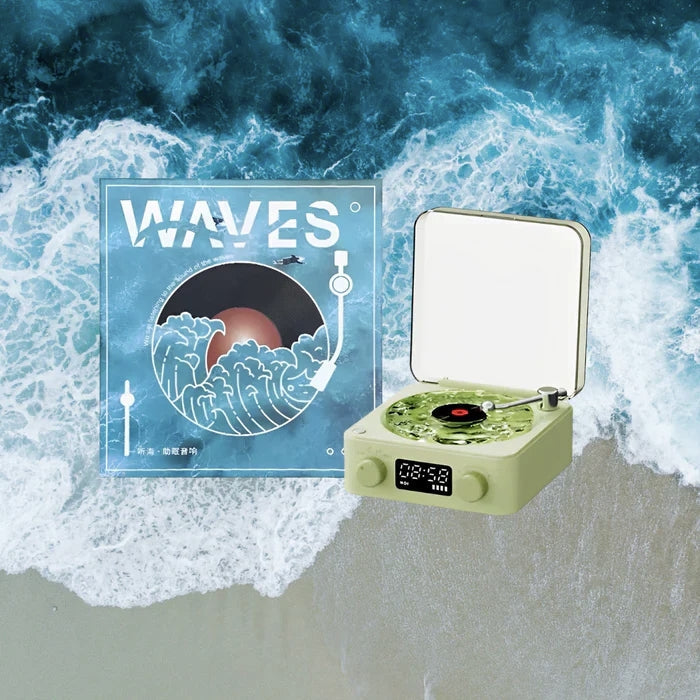 Waves Retro Bluetooth Vinyl Player