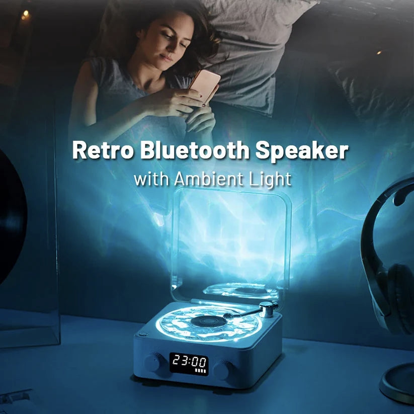 Waves Retro Bluetooth Vinyl Player