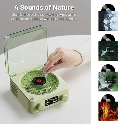 Waves Retro Bluetooth Vinyl Player