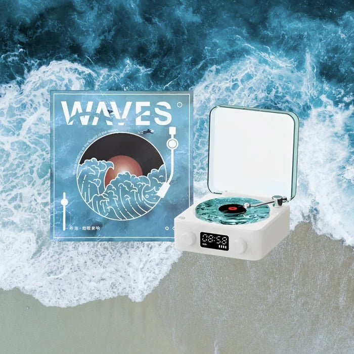 Waves Retro Bluetooth Vinyl Player