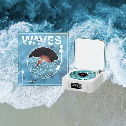 Waves Retro Bluetooth Vinyl Player